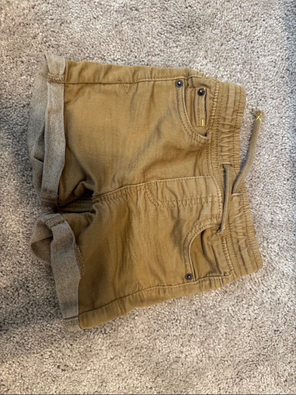 Cat & Jack Tan Drawstring Kids Shorts